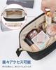 BAGSMART Cosmetic Large Capacity Makeup Cosmetic Travel Cosmetic Large Storage Bag for Makeup Travel Business Trip Pouch, Pouch, Storage, Pouch,