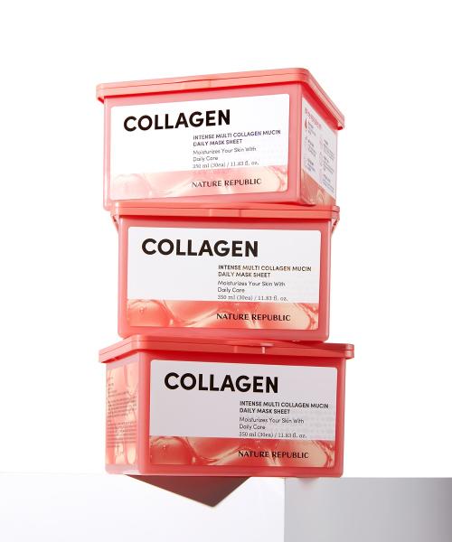 Nature Republic Intense Multi Collagen Mucin Daily Pull-Out Mask Pack (30 Sheets) 30 Sheets