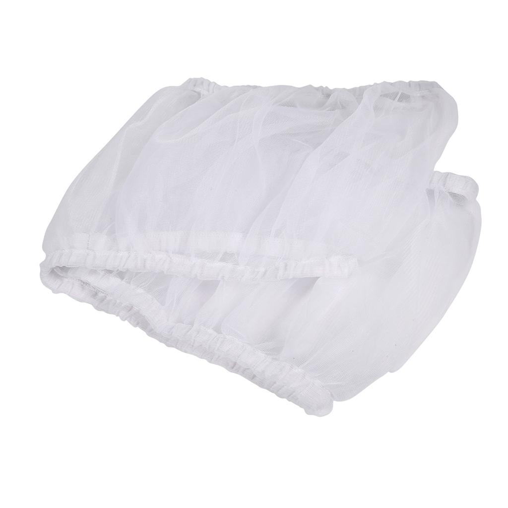 Large Size Ventilated Nylon Bird Cage Cover Shell Seed Catcher Pet Products(White)