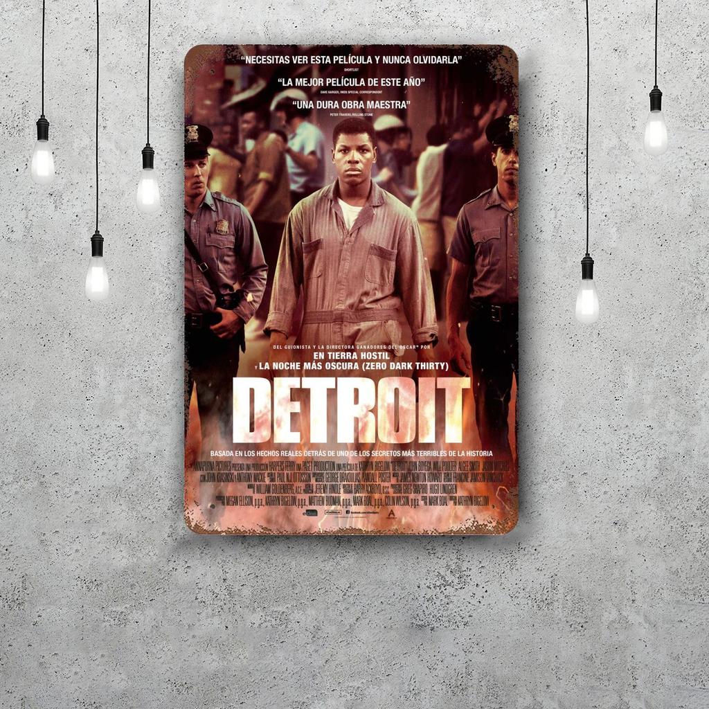 detroit Funny Bar Metal Sign Retro Plaque Vintage Sign Alcohol Drinker Pub Club Man Cave Kitchen Wall Decoration