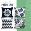 Modern Geometric Flowers Pillowcase Printed Polyester 40/45/50Cm Throw Pillowcover Decorative Sofa Cushion Pillowslip Home Decor