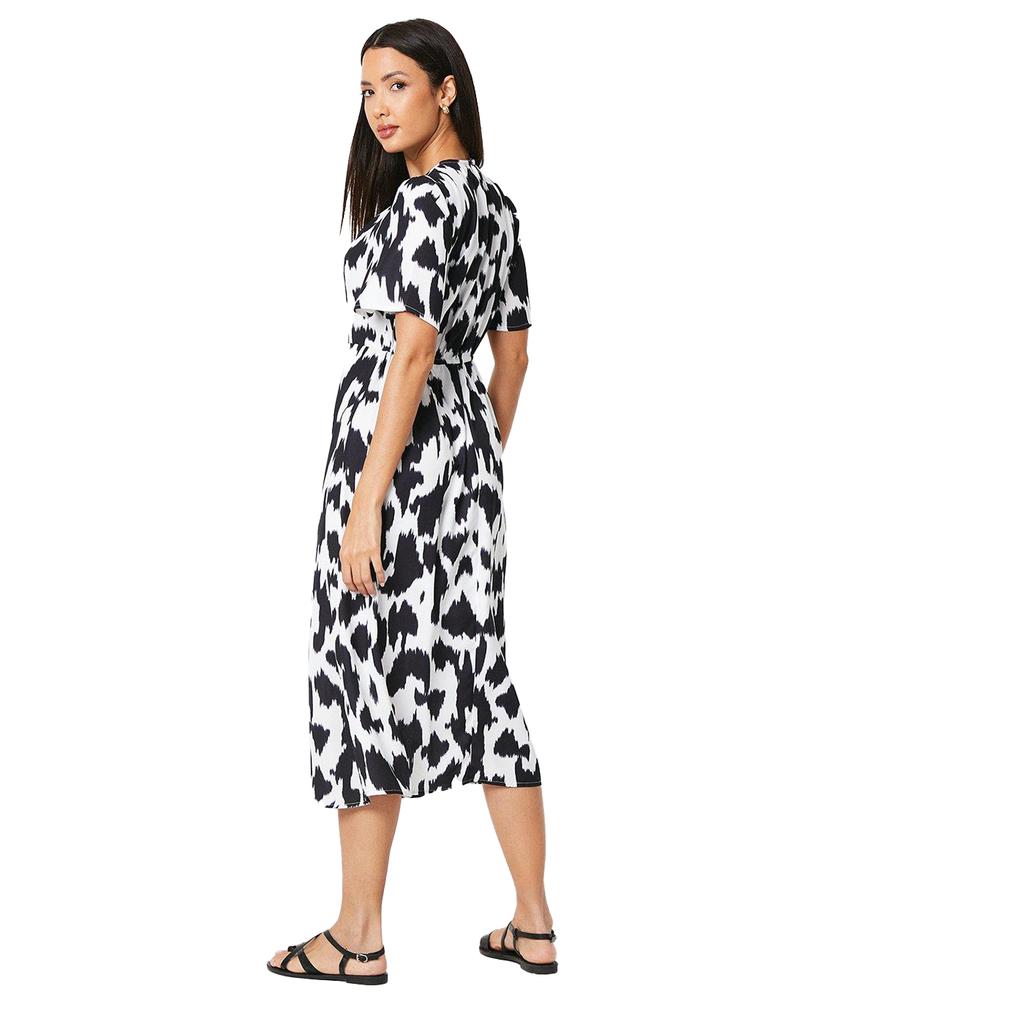 Principles Womens/Ladies Dalmatian Print Volume Midi Dress