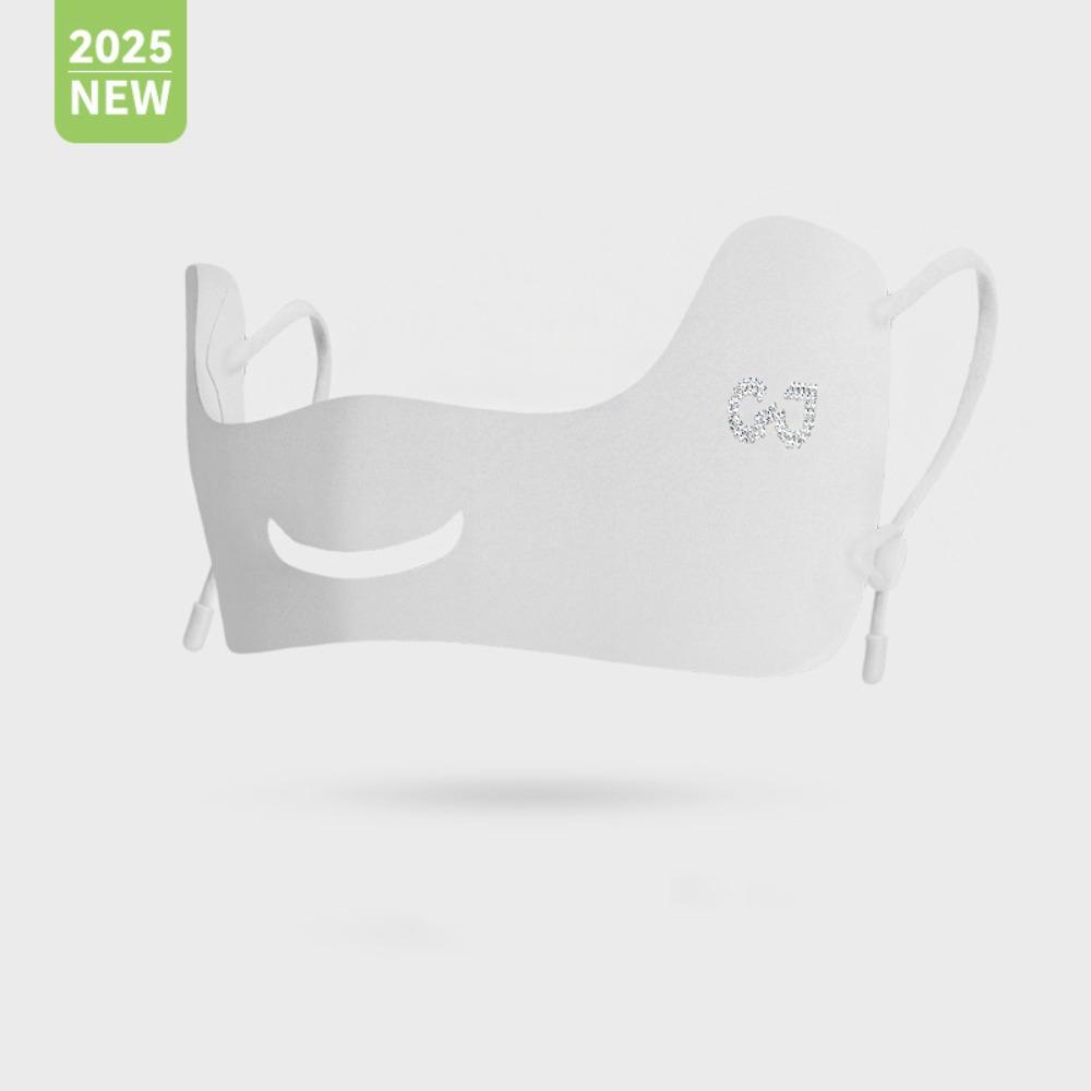 Nylon Ice Silk Sunscreen Mask Thin Face Gini Mask Elastic Summer Face Cover  Fishing