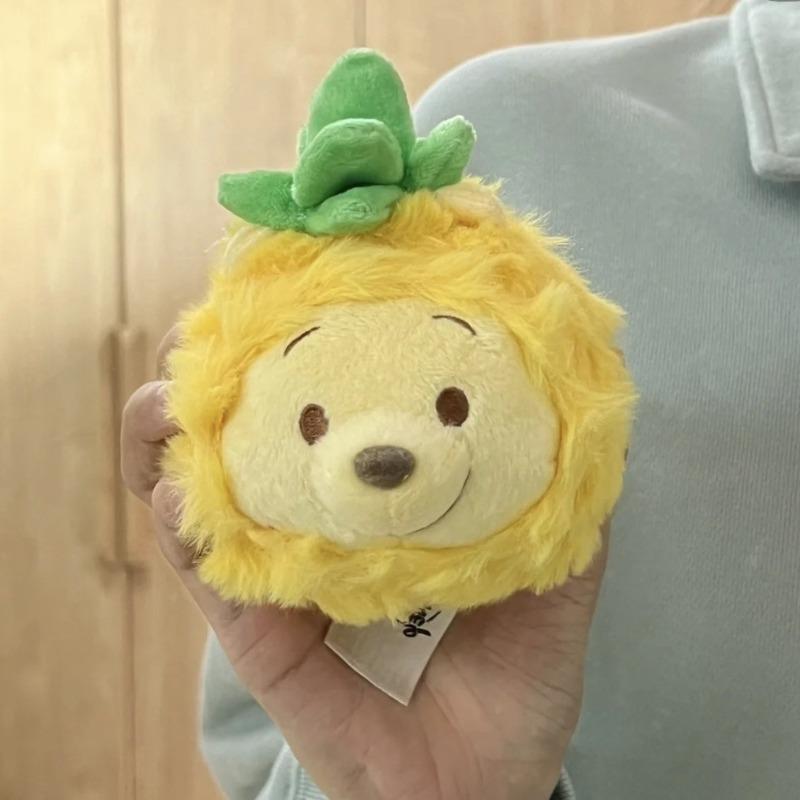 Lustige Ananas-Serie Plüsch-Cartoon-Figuren Niedliche Winnie Puuh Puppe Schlüsselanhänger Geburtstagsgeschenke für Jungen und Mädchen Peripherie