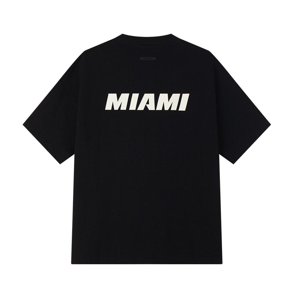 Fear of God Essentials Heat 90s Tee Vintage Black Men Tops 125NB252012F