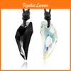 Trendy Unisex Crystal Necklace For Couples Classic Waterdrop Charm Design
