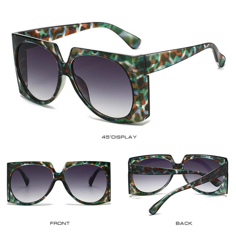 Y2K Vintage Oversized Sunglasses Women Men Punk Big Frame Luxury Designer Shades UV400 Protection Trendy