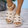 Fashion New Arrival Women's Open Toe Wedge Sandals Summer Fashion Breathable Comfortable Casual Outdoor Slippers Female Summer Footwear