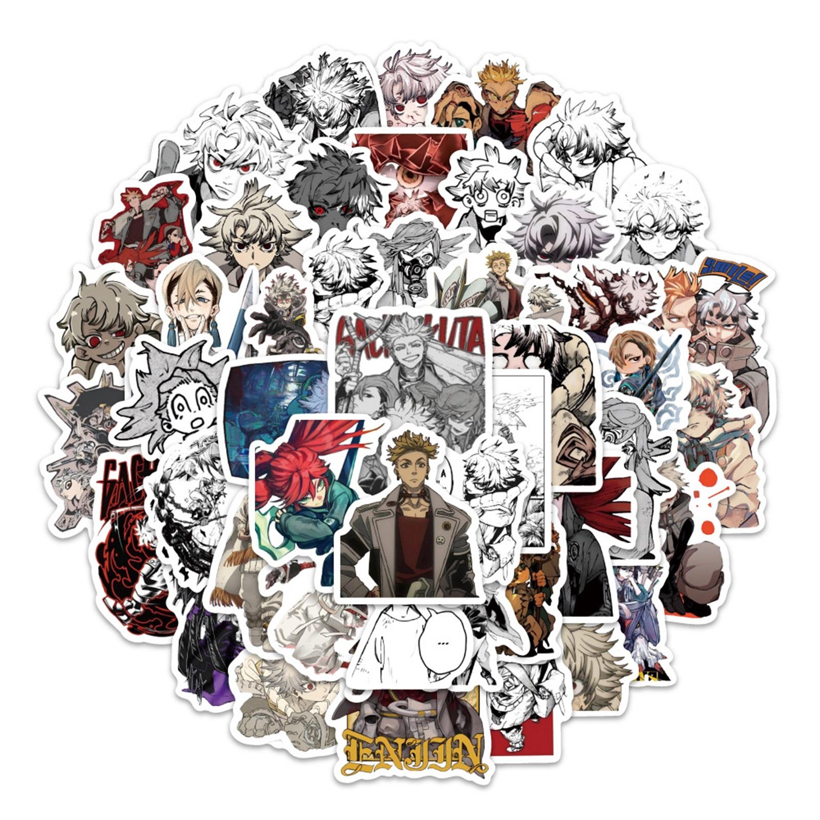 

60Stickers Cross-border Decorative Desktop Luggage Desktop Skateboard Stickers One Size