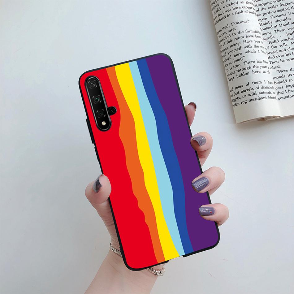 For Honor 20 Case Cartoons Love Heart TPU Funda For Huawei Honor 20 Pro Lite YAL-L21 YAL-L41 20S MAR-LX1H Back Cover Phone Case