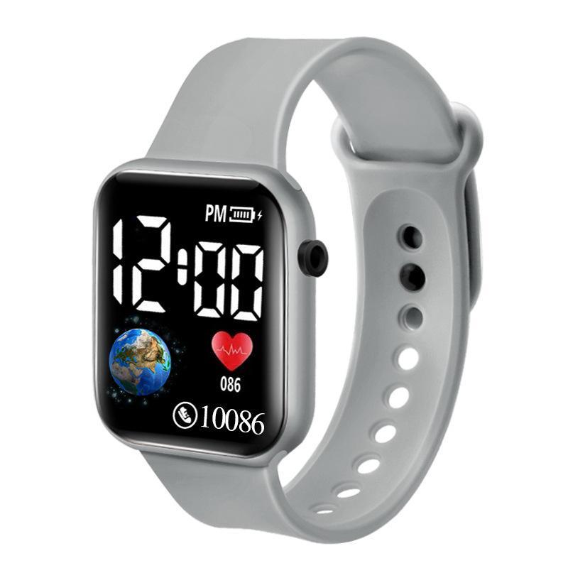 Kids Watches Led Digital Kids Watch Silicone Strap Cartoon Electronic Wristwatch Sports Clock For Boys And Girls Gifts
