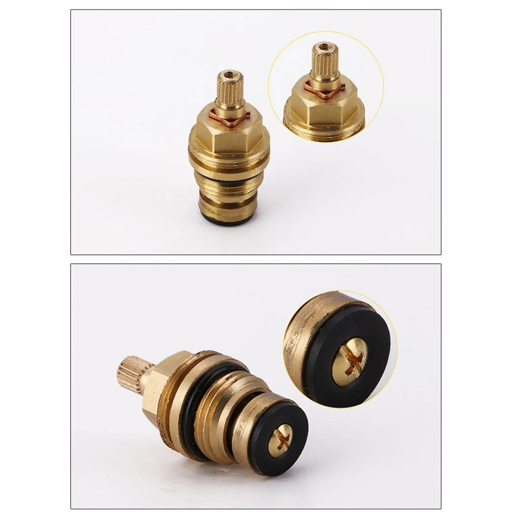 Brass Slow Opening Spool Faucet Cartridge Valves Core Replacement Faucet Hot And Cold Water Spool Faucet Repair Parts