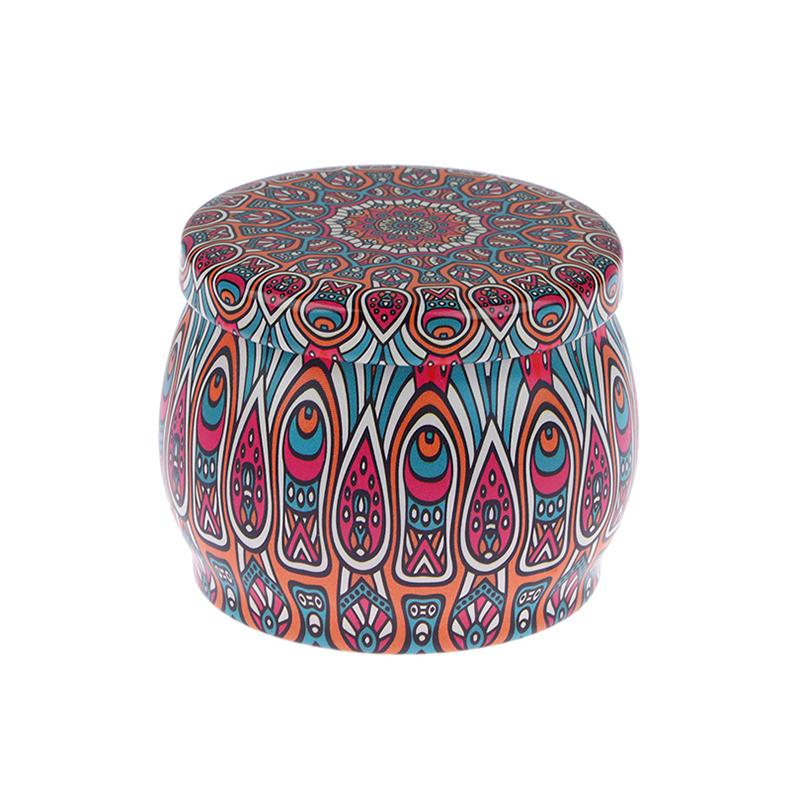 Vintage Candle Tin Can Candy Cookie Storage Box Dry Spice Storage Jar Suitable Diy Candle Cosmetic Ointment Making Christmas