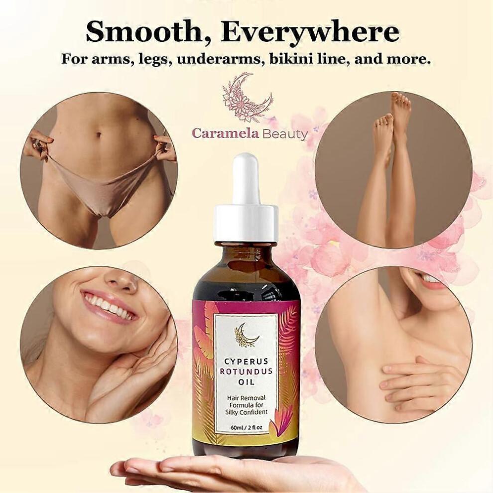 (2pcs)Natural Cyperus Rotundus Oil For Hair Removal, Moisturizing & Soothing Cyperus Rotundus Oil For Reducing Body Hair, Deep Nourishment