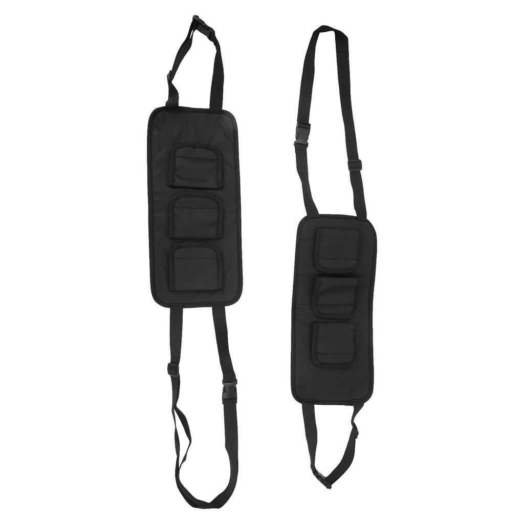 2Pcs Car Fishing Rod Holder Fixing Strap Nylon Adjustable 3pcs Capacity for Carrying