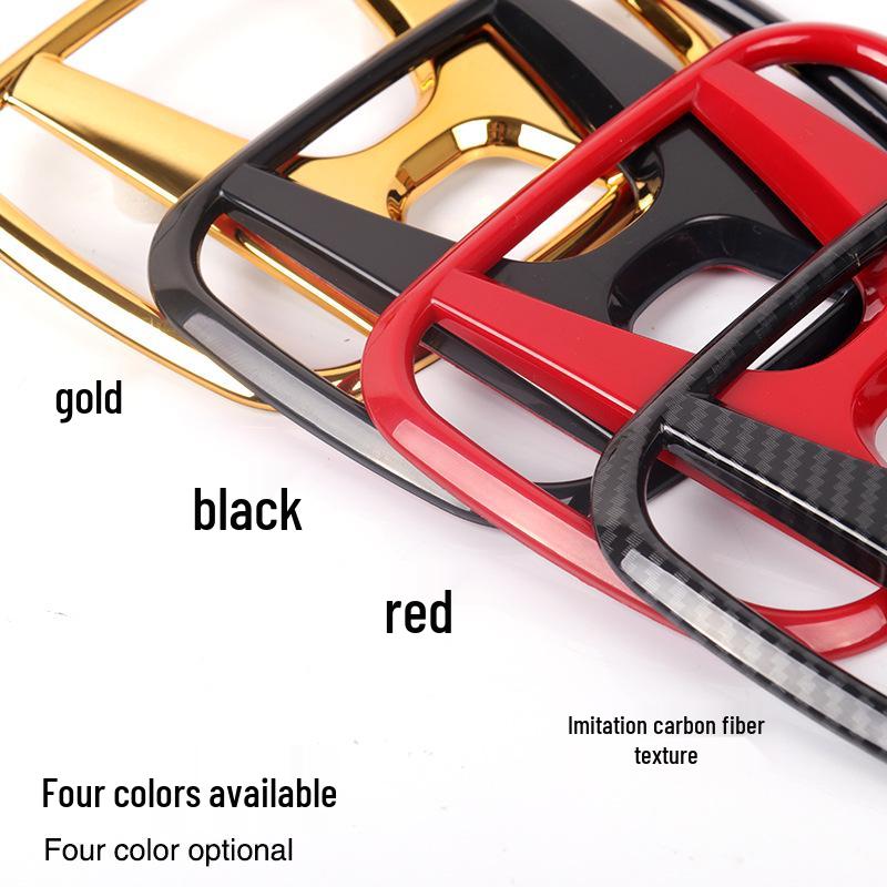 Hohler roter H-Logo-Aufkleber für Civic der zehnten Generation, CR-V, Fit, Accord, Crider, Jade und Vezel