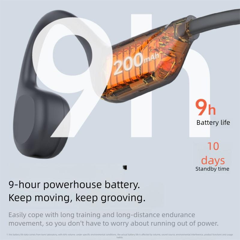 Factory Customized JL Chip Bone Conduction Sports Headphones Open Ear Wireless Bluetooth Headset IPX5 Waterproof Earphones