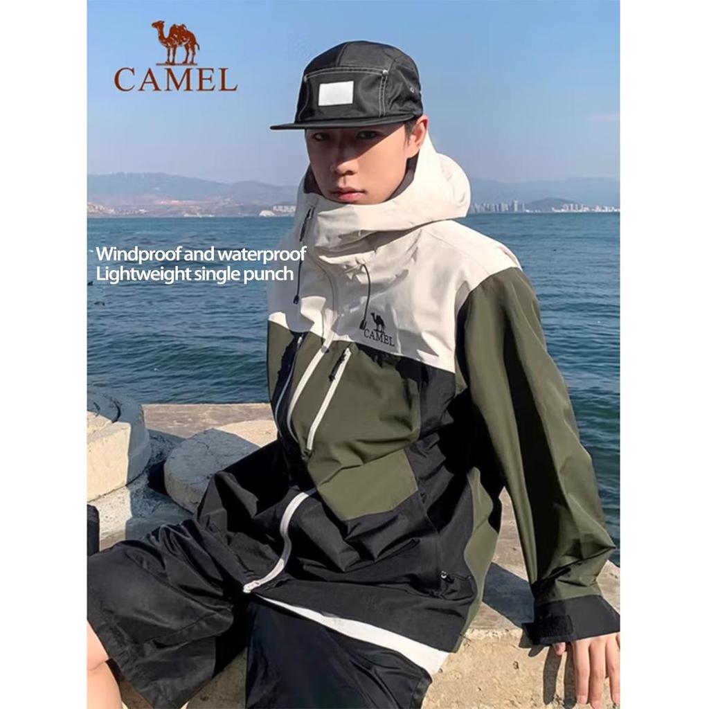 Camel (WIELBŁĄD) zewnętrzny wodoodporny kombinezon szturmowy kurtka jednowarstwowa