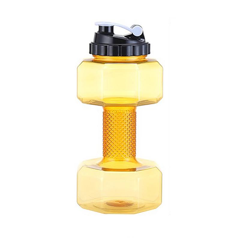 2.2L Dumbbell Shaped Kettle Sport Water Bottle Fitness Cycling Water Bottle Creative Summer Water Drinks Bottle