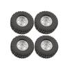 1/16 RC Car Universal Metal Wheel Tires DIY Parts Accessories
