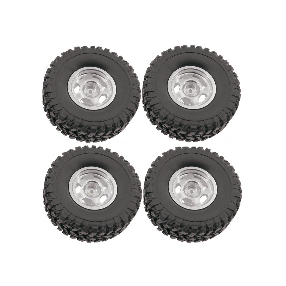 1/16 RC Car Universal Metal Wheel Tires DIY Parts Accessories