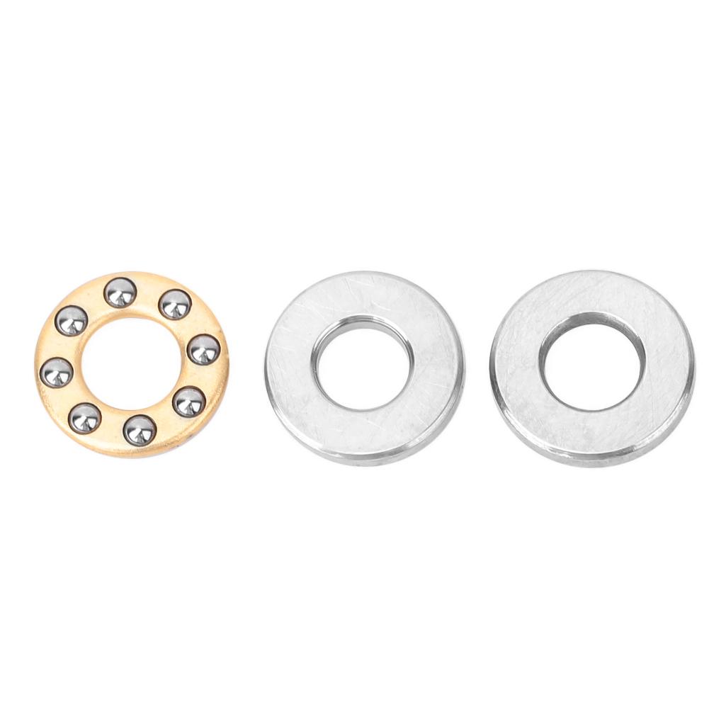 10pcs Thrust   Bearing Miniature High   Flat Steel Bearings Set (F2.5-6M 2.5x6x3mm)
