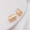 14K Gold-Filled Color-Preserving C-Shaped Ear Clip No Piercing Cuff Earrings - Handcrafted Jewelry Accessories