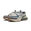 Li Ning Xingji Cushioning Abrasion Resistant Breathable Low top Chunky Sneakers Men's Gray Blue AGCW087-3