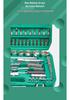 108-Piece Multi-Function Ratchet Socket Wrench Set for Auto and Motorcycle Repair