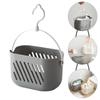 Hangable Storage With Rope Hook Hanging Basket Hooks Rack Storage Baskets Tub Corner Organizer