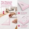 5pcs Transparent Triangular Curve Rulers Plastic Sewing Ruler Set  For Tailors