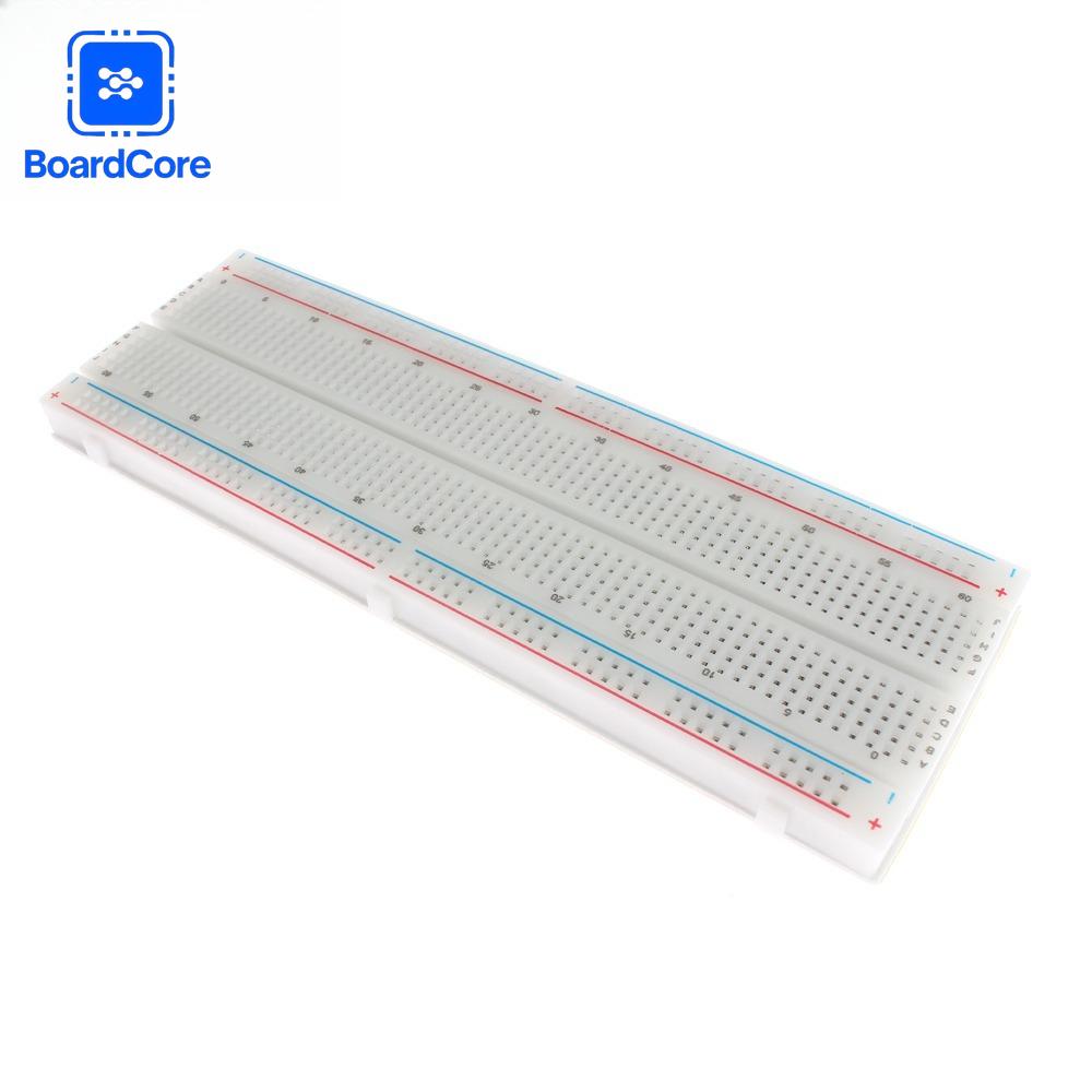 Breadboard Set 803 Tie and 400 Tie Points Solderless Bread board and 65 Pcs Flexible Breadboard Jumper Wires and 6PCS 170 Points