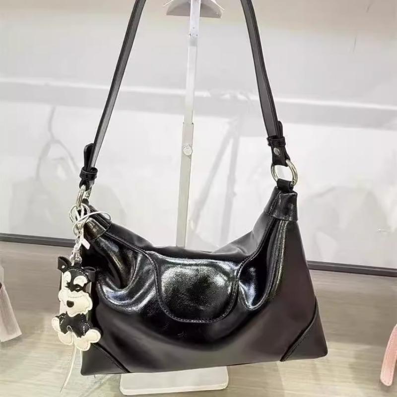 

Сумка на одно плечо, Сумка-багет, Летняя сумка кроссбоди, Сумка-тоут для поездок на работу чёрный