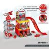 Rail Car Parking Assembled Runway Inertia Car Engineering Vehicle Children Toy City Garage Alloy Racing Track Toys For Boys Gift
