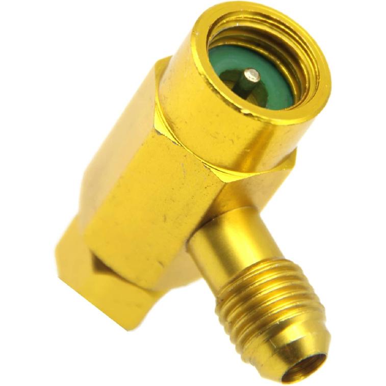 2Pack R134A Self-Sealing Can Tap Valve Refrigerant Dispenser Tool Bottle Opener, with 1/2" Female Right Hand Thread, 1/4" SAE Male Connector T Handle