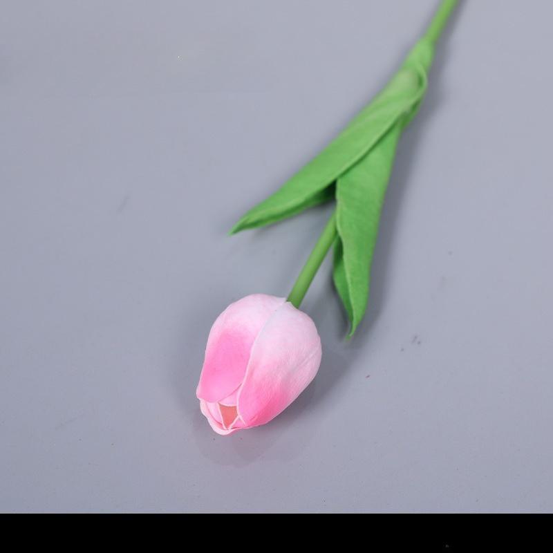 10PCS Mini Tulip Simulation Flower Wedding Home Fake Flower Photography Props Decorative Accessories Hand Bouquet
