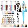 12x DIY Beads Pens Making Kits Smooth Writing Pen Beadable Pens Kits for School