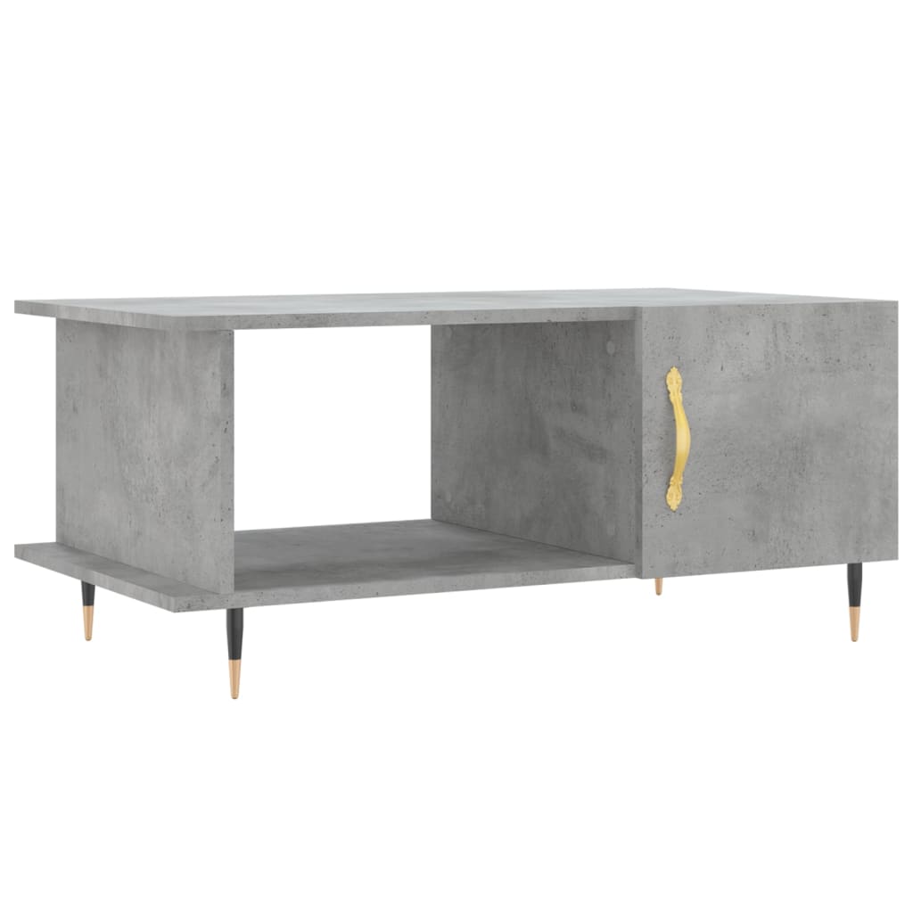  Coffee Table, Concrete Grey, 90x50x40 Cm