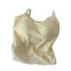 Spring-Summer Lace Trim Off-Shoulder Slim-Fit Camisole Lingerie for Women