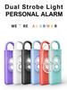 Women's Self-Defense Alarm: Loud Anti-Wolf Device with Strobe Lights for Personal Safety
