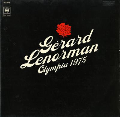LP Schallplatte GERARD LENORMAN - Olympia 1975 CBS88169 CBS 1975 Frankreich Pop Gebraucht