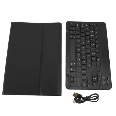Keyboard Case TPU Adjustable Angle Tablet Keyboard Protective Cover with Removable Bluetooth