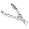 Piglet Teeth Cutter Stainless Steel Ergonomic Handle Curved Gourd Shaped Pig Tooth Nipper
