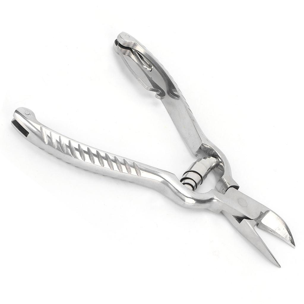 Piglet Teeth Cutter Stainless Steel Ergonomic Handle Curved Gourd Shaped Pig Tooth Nipper