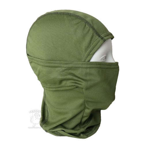 SHENKEL 3-Way Mesh Balaclava (Green Olive Drab) - Lightweight, Breathable, Moisture-Wicking, Quick-Drying, Balaclava Neck Warmer