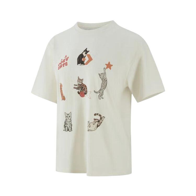 

Новые женские футболки Converse Экрю WCH662-W2Y S