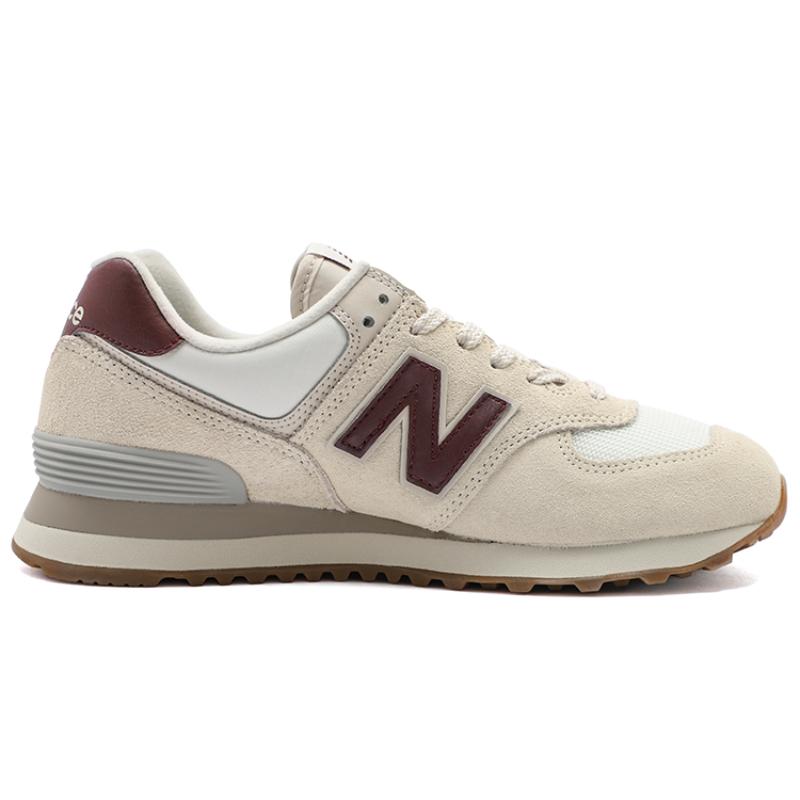 New Balance 574 Moonbeam Burgundy Women's Sneakers WL574RCF