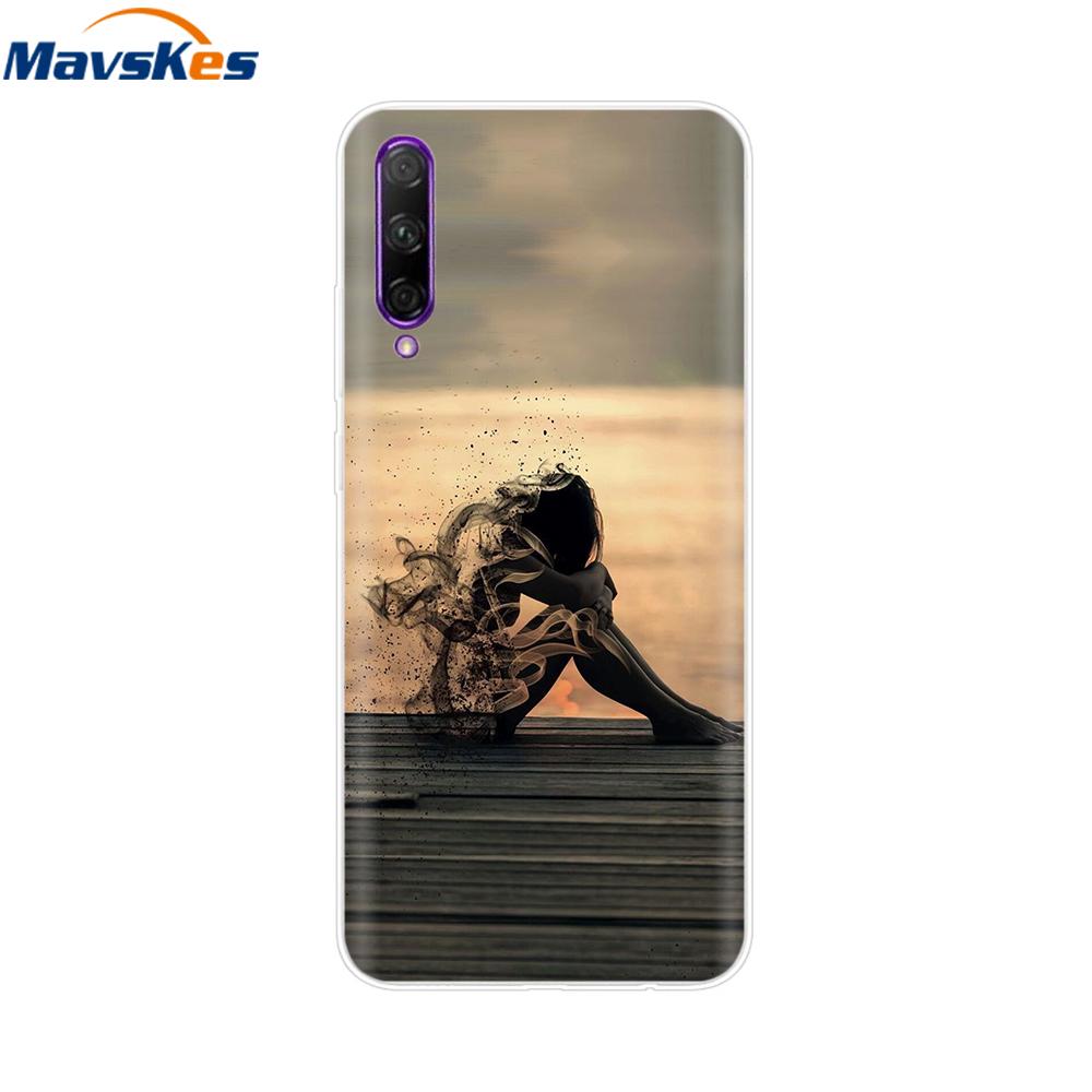 For Huawei P Smart Pro Case Cute Candy Painted Cover Soft Silicone Phone Case For Huawei P Smart Pro 2019 Cover Coque Bumper