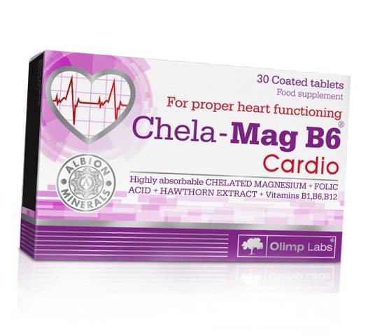 

Вітаміни для серця та кровоносної системи, Chela-Mag B6 cardio, Olimp Nutrition (36283070) 30tab