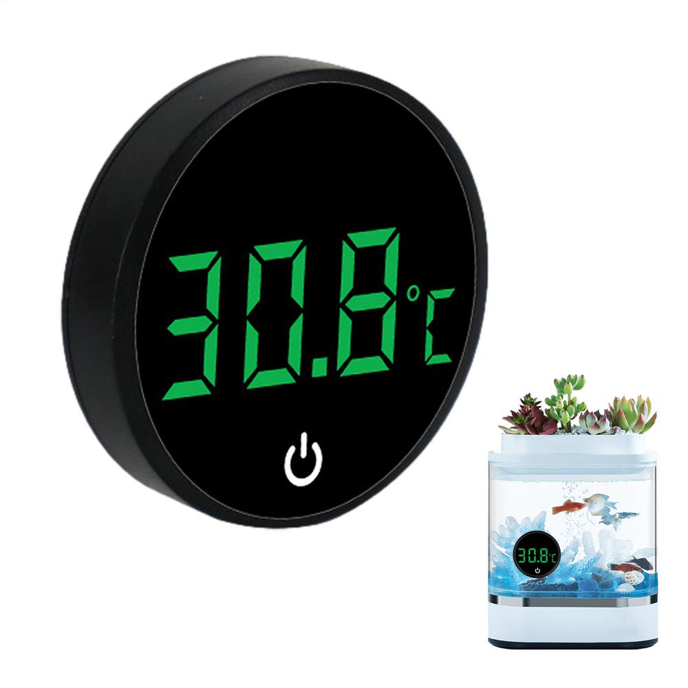 Aquarium Temperature Measurement Accurate Digital Display Design Fish Tank Thermometers Fish Tank Accessories Portable Tank